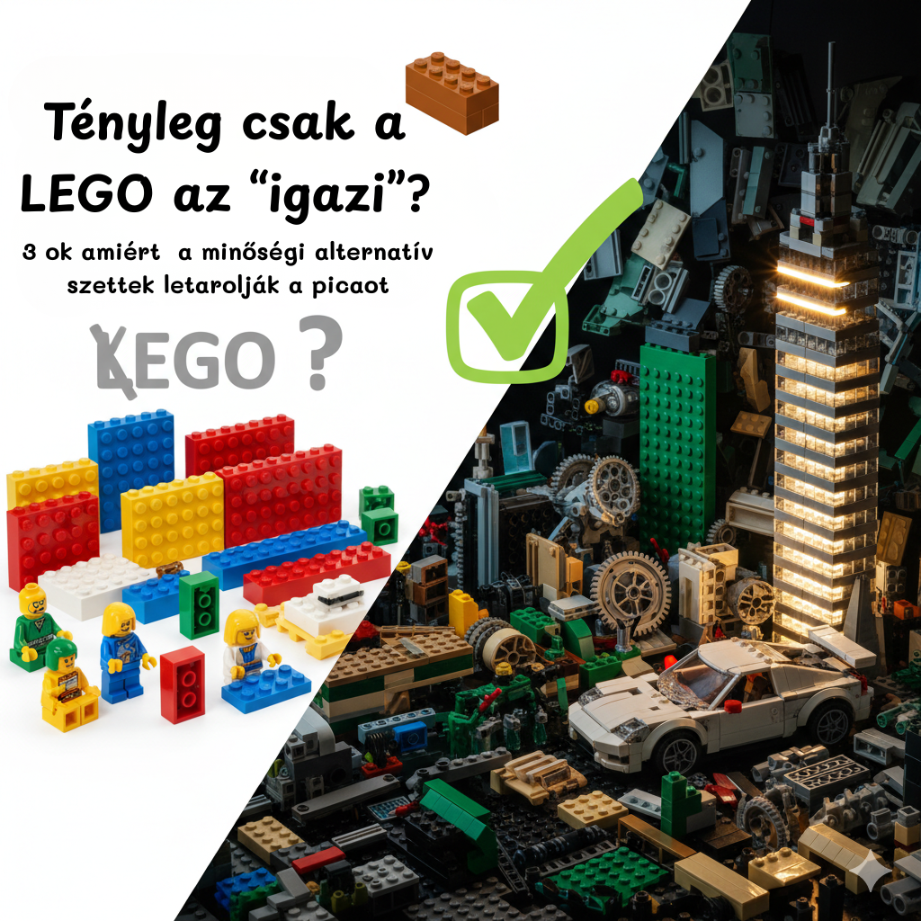 Tényleg csak a LEGO az "igazi"? – 3 ok, amiért a minőségi alternatív szettek letarolják a piacot